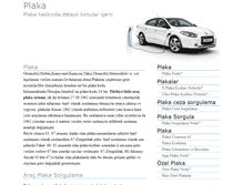 Tablet Screenshot of plaka.com.tr